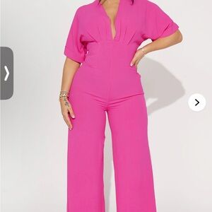 Flash Sale (Today Only!!!)
Fashion Nova  Mynah Jumpsuit - Hot Pink